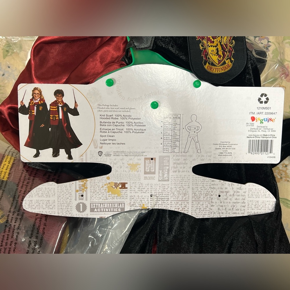 Halloween costume Harry Potter Hog Warts deluxe child’s costume - Picture 14 of 16